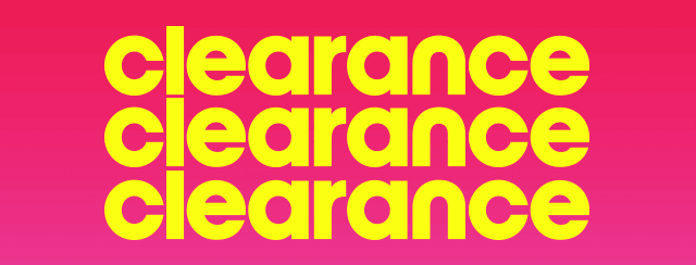 clearance clearance clearance