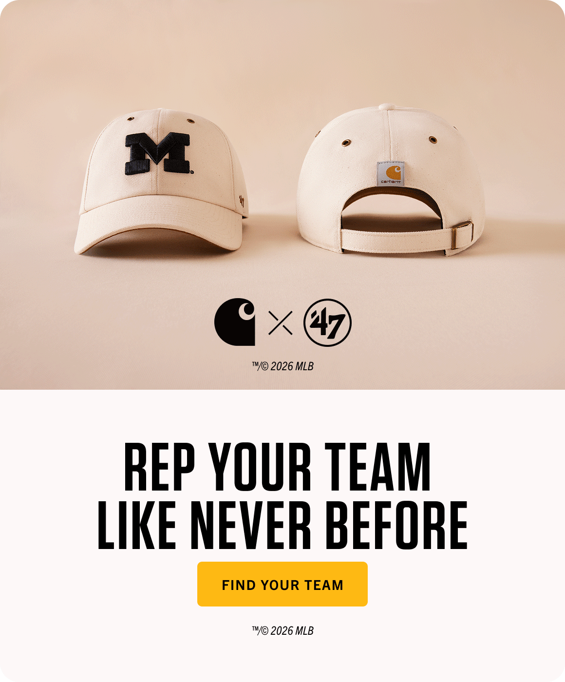 Rep your team like never before. Shop ‘47 hats.
