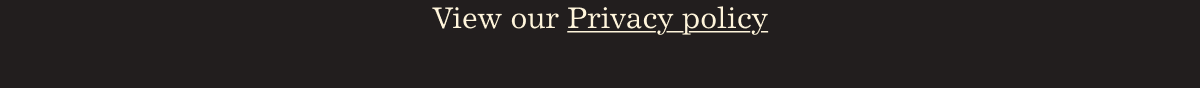 Privacy Policy