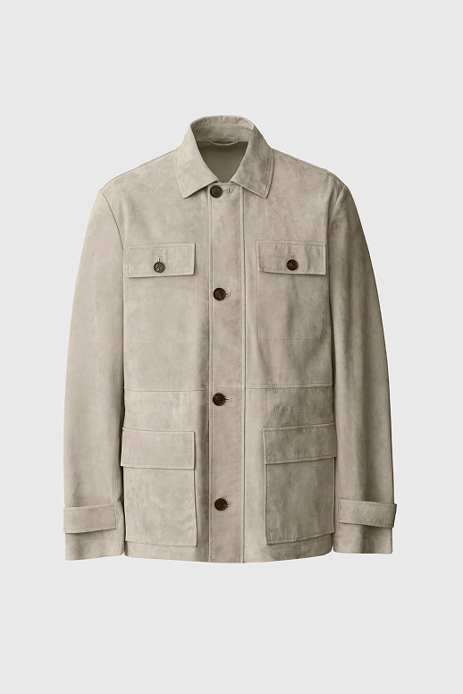 DANNY-SU Suede Safari Jacket