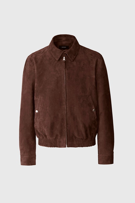 GIOVANNI-SU Suede Bomber Jacket
