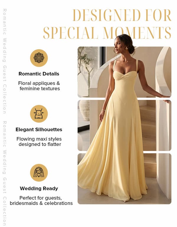DESIGNED FOR SPECIAL MOMENTS