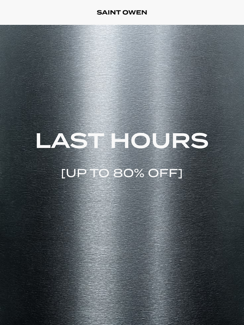 Last hours sample sale