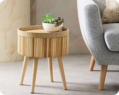 Habitat Agnes Side Table - Natural