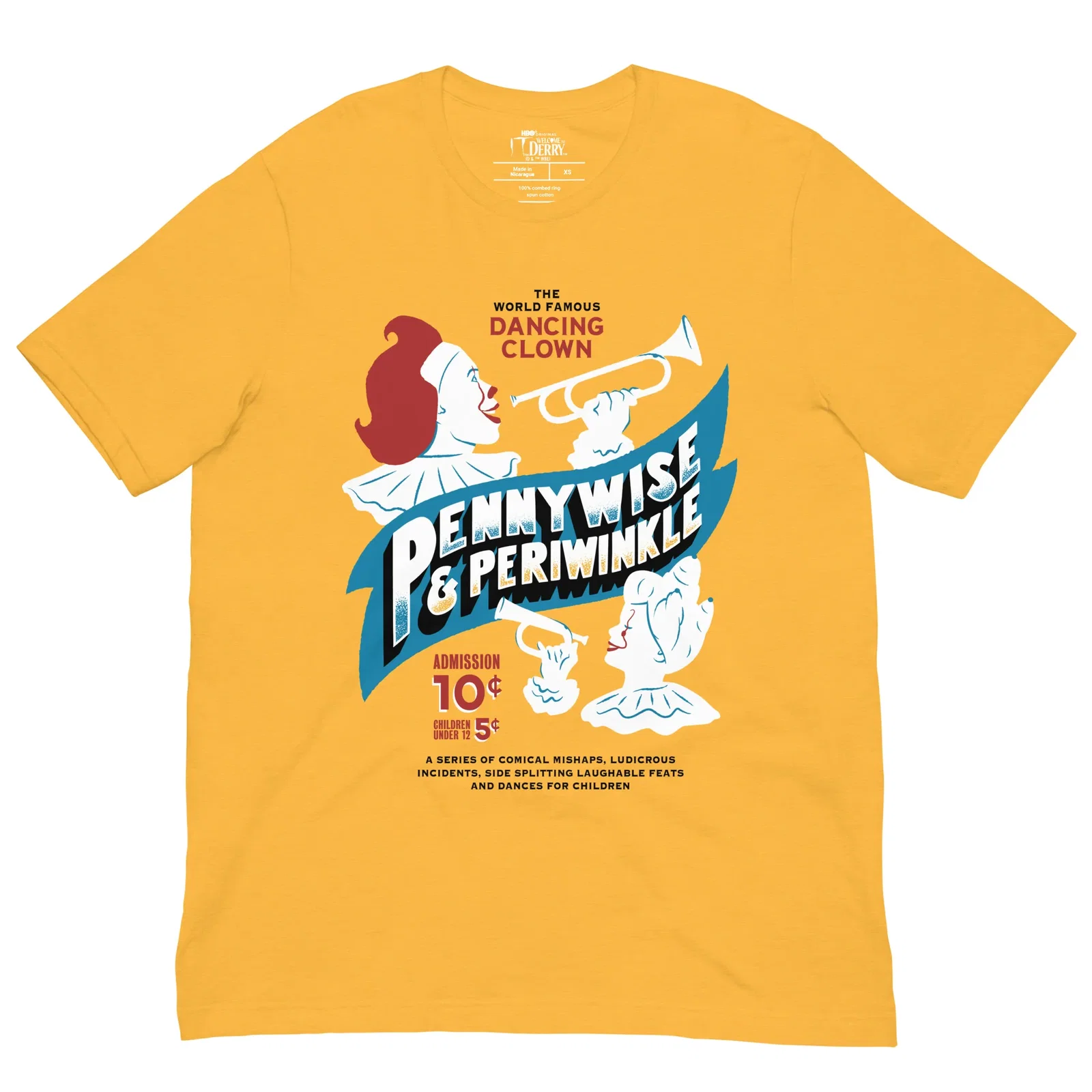 Image of IT: Welcome to Derry Pennywise & Periwinkle T-shirt