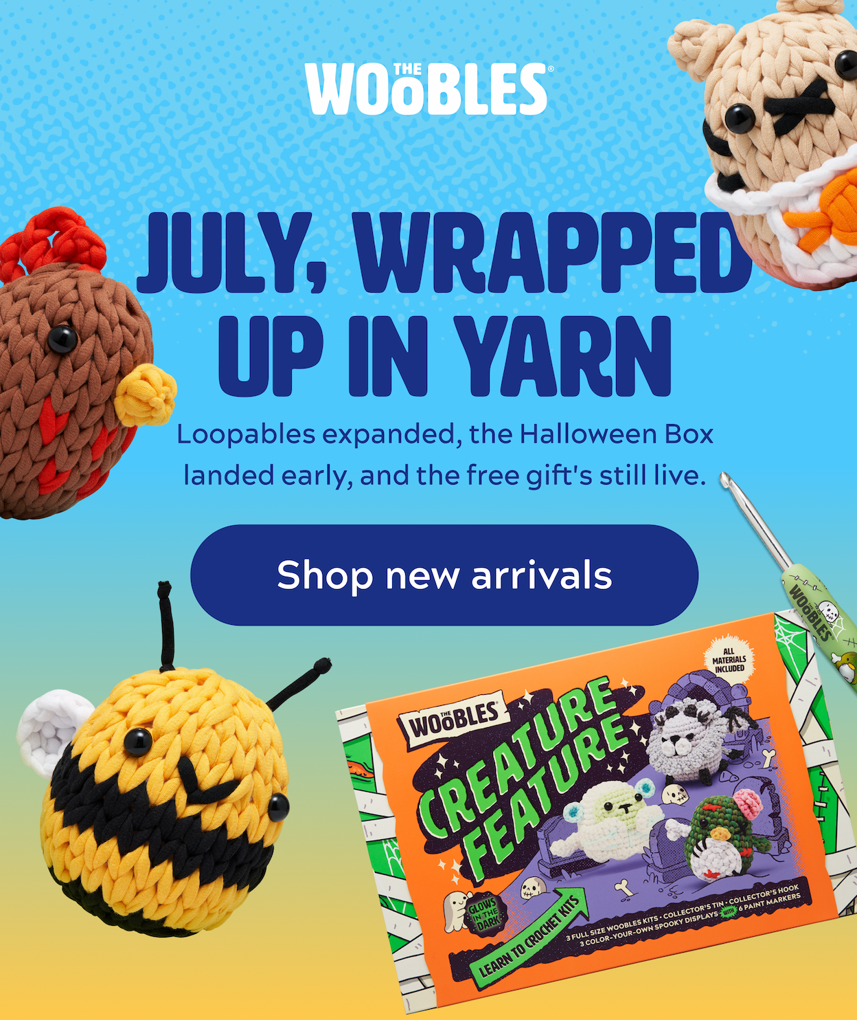 July, wrapped up in yarn [Shop new arrivals]
