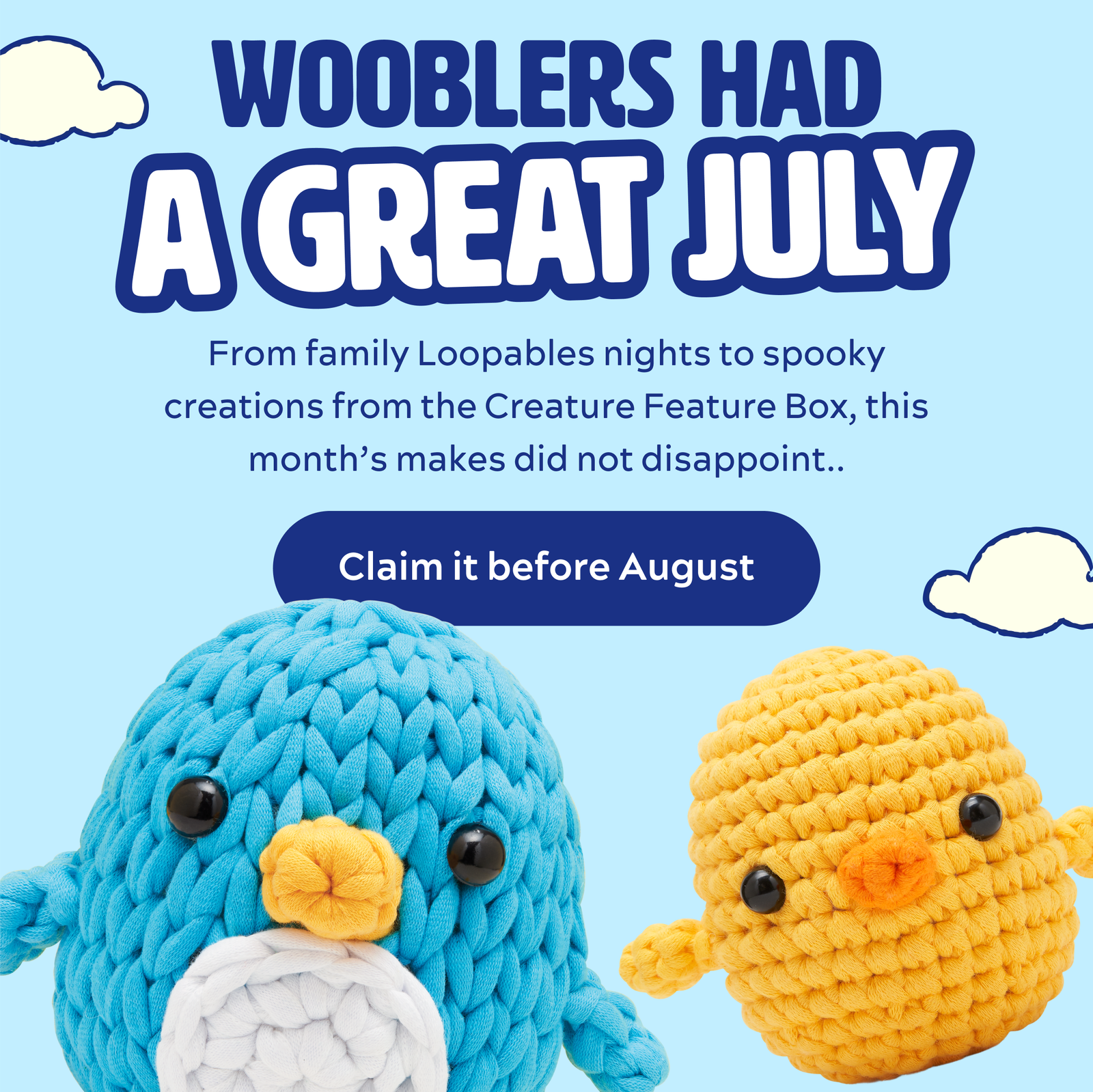 Wooblers had a great July
