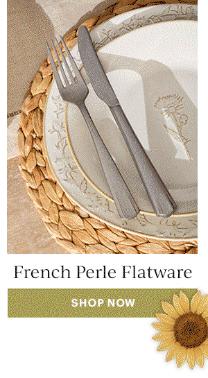 French Perle Flatware  SHOP NOW