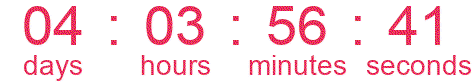 Countdown to offers ending