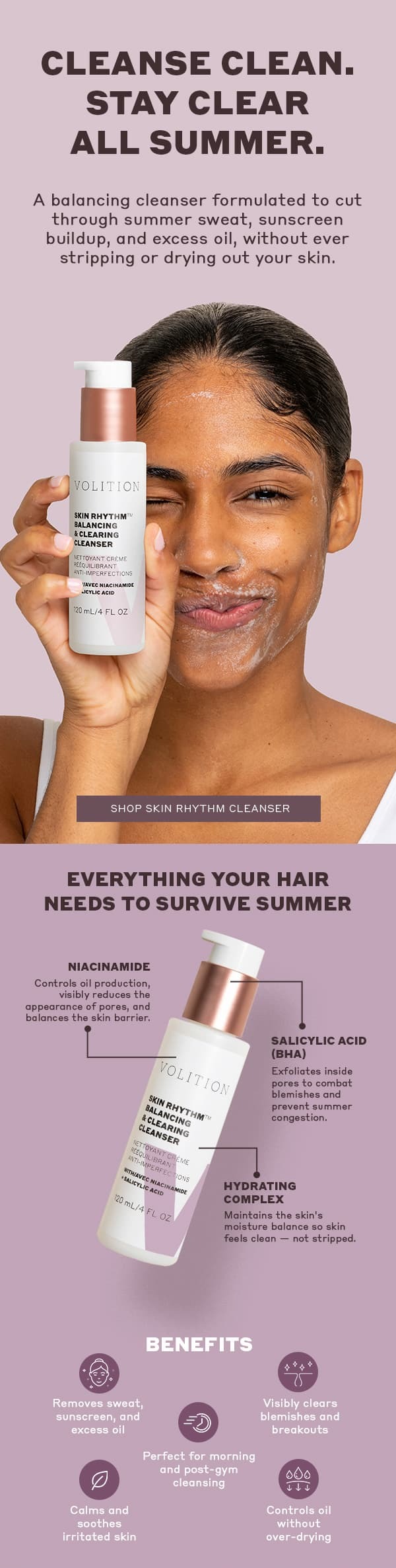 Shop the Skin Rhythm™️ Balancing & Clearing Cleanser
