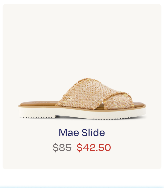 Mae Crossover Slide Sandal