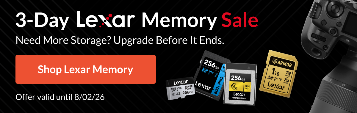 3-Day Lexar Memory Sale