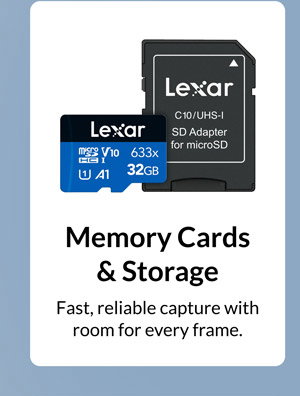 Memory Cards & Storage