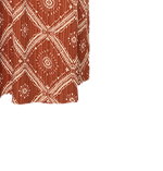 Rust Orange Abstract Skirt