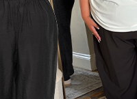 Black Balloon Trousers