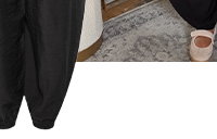 Black Balloon Trousers