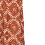 Rust Orange Abstract Skirt