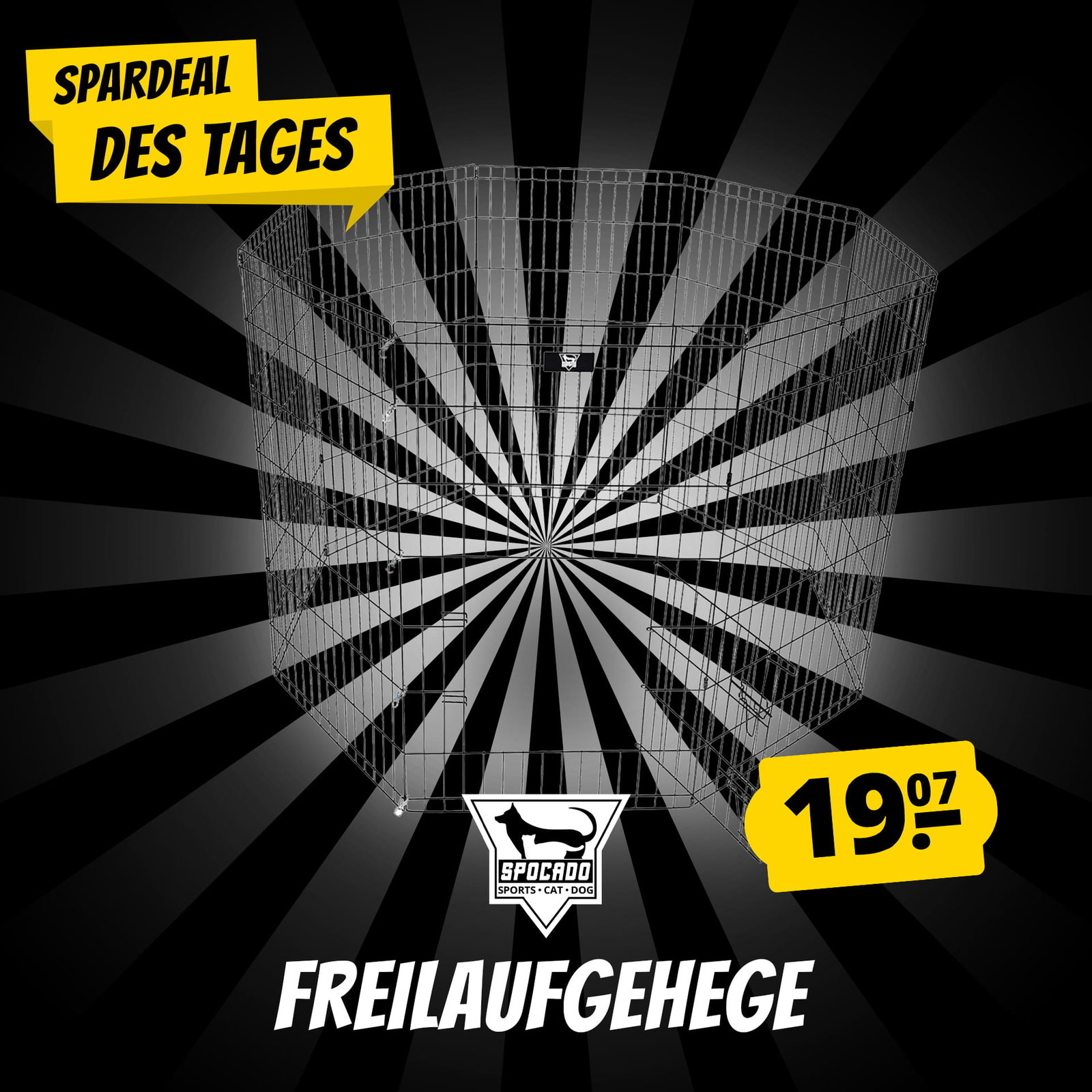 Spardeal des Tages: Freilaufgehege