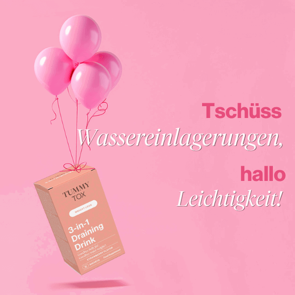 Tschüss Wassereinlagerungen, hallo Leichtigkeit!
