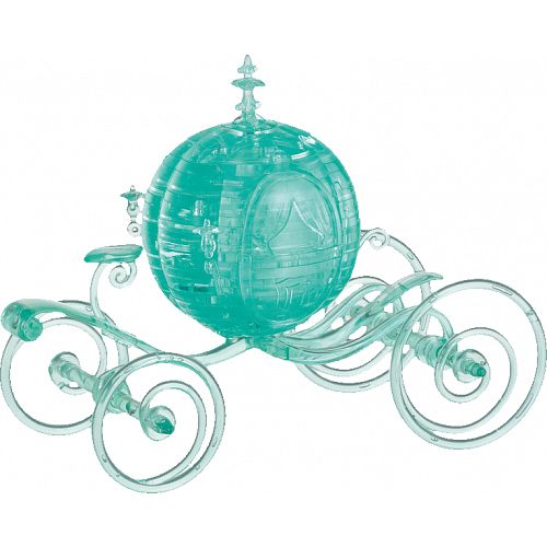 Image of 3D Crystal Puzzle Deluxe - Cinderella's Carriage (Aqua)