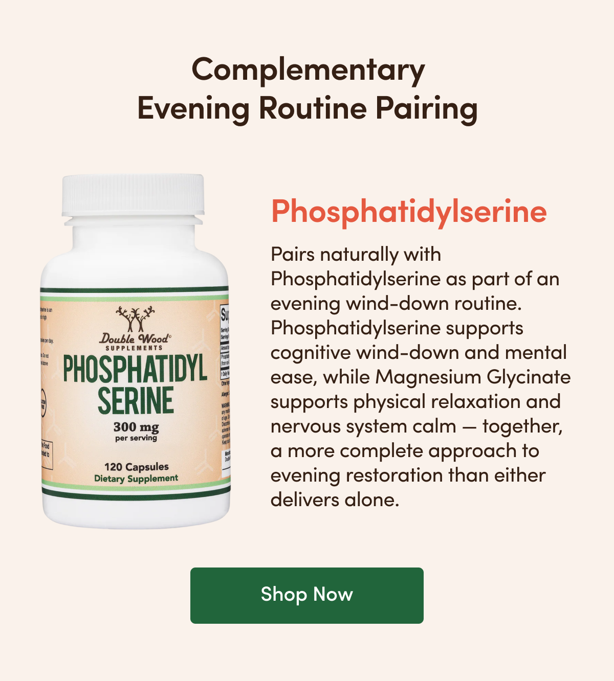Complementary Evening Routine Pairing