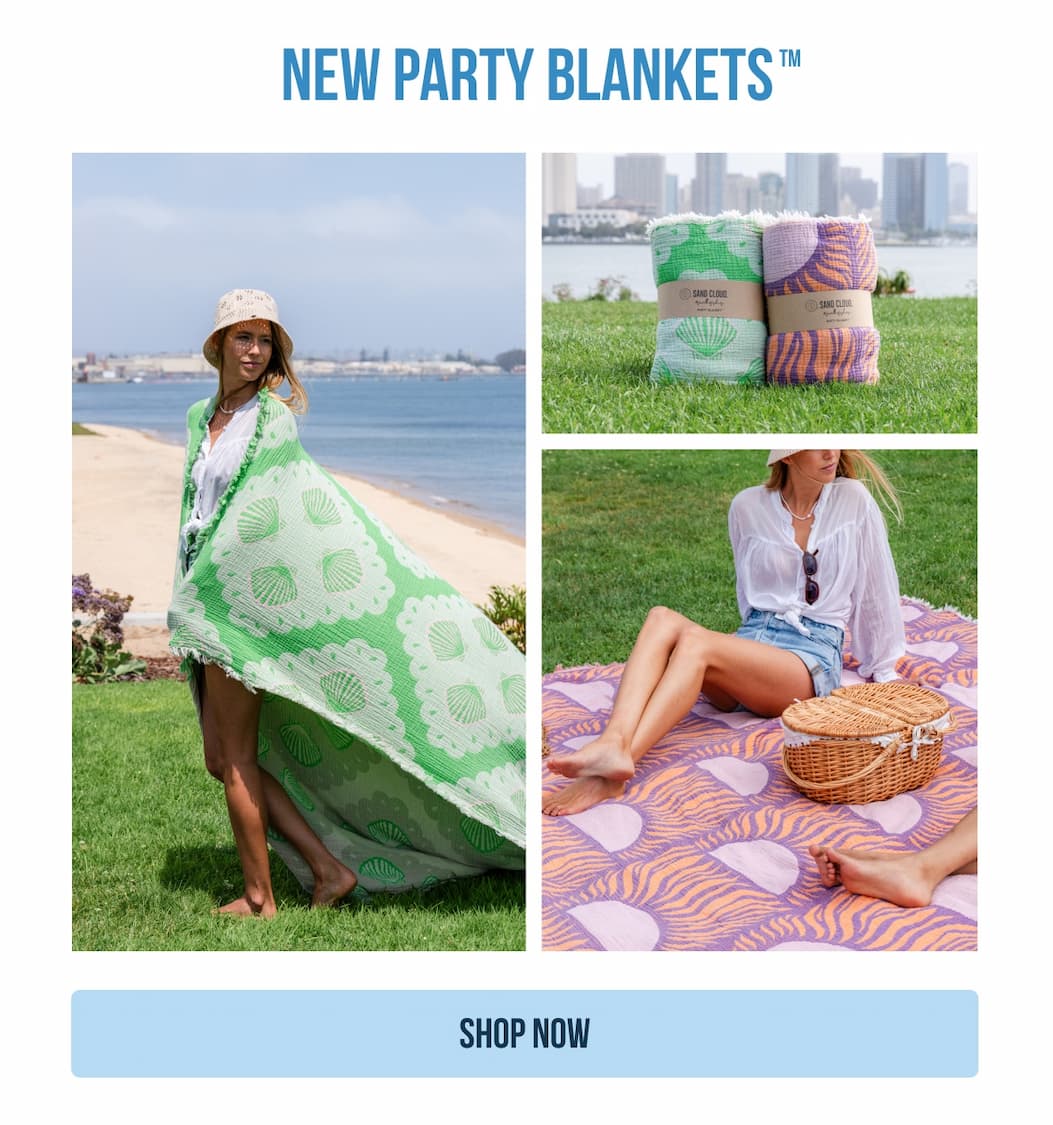 NEW PARTY BLANKETS SHOP NOW
