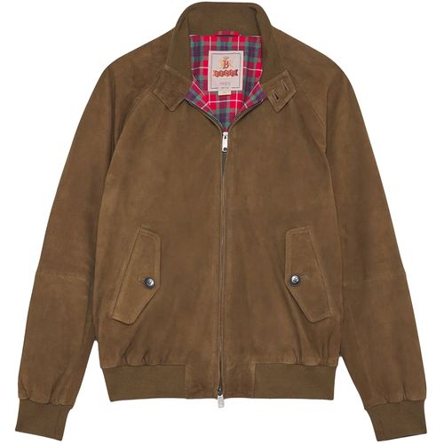 Baracuta G9 Suede - Dark Olive