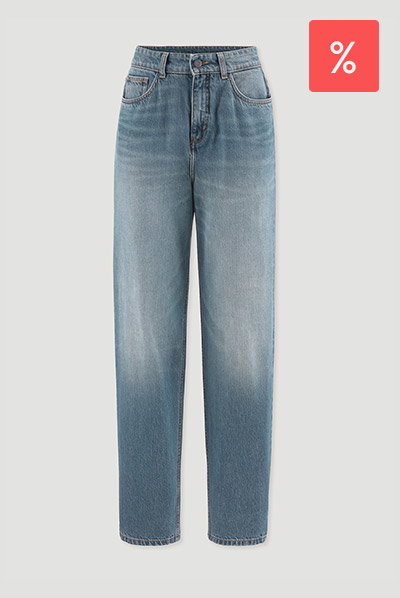 Jeans NIVA Tapered Leg aus reiner Bio-Baumwolle
