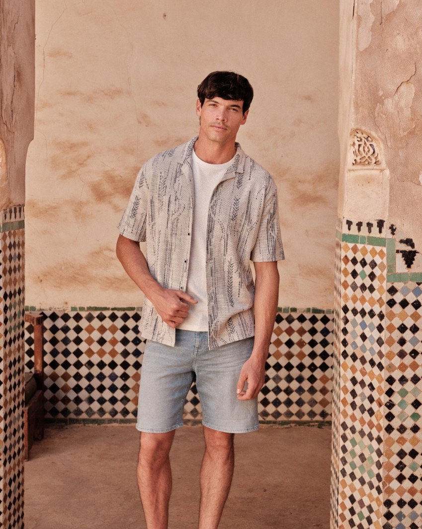 Jacquard short-sleeved shirt | Kit