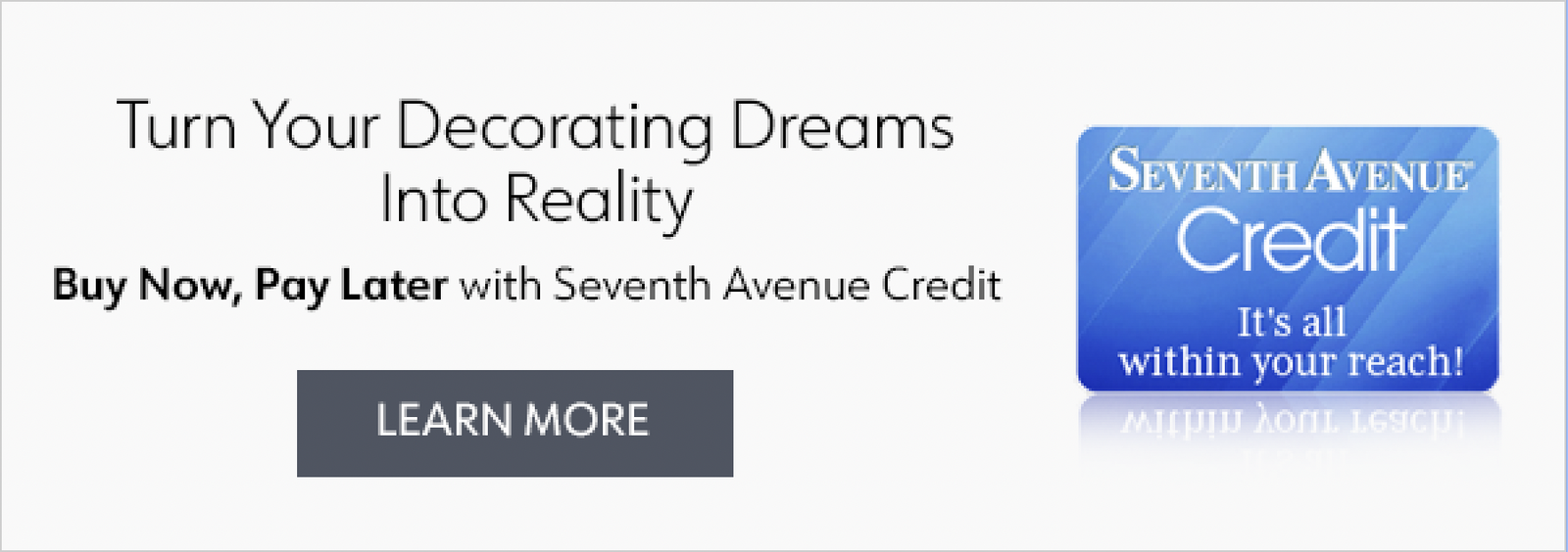 Buy Now Pay Later with Seventh Avenue Credit
