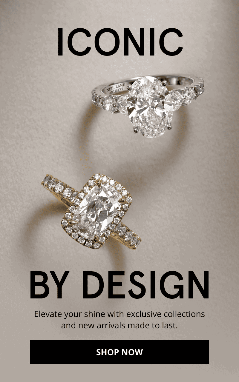 Diamond rings in white and yellow gold. Iconic by design. Exclusive collections and new arrivals. Click shop now.