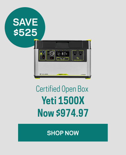 Yeti 1500X Open Box 