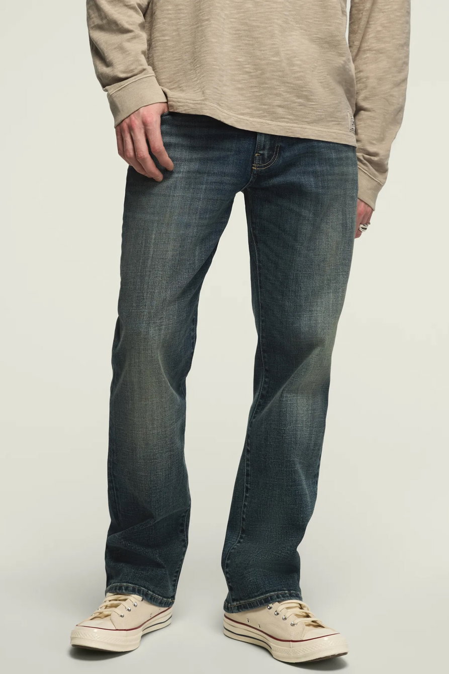 Image of Lucky Brand Easy Rider Boot - Men's Pants Denim Bootcut Jeans in Lost Weekend