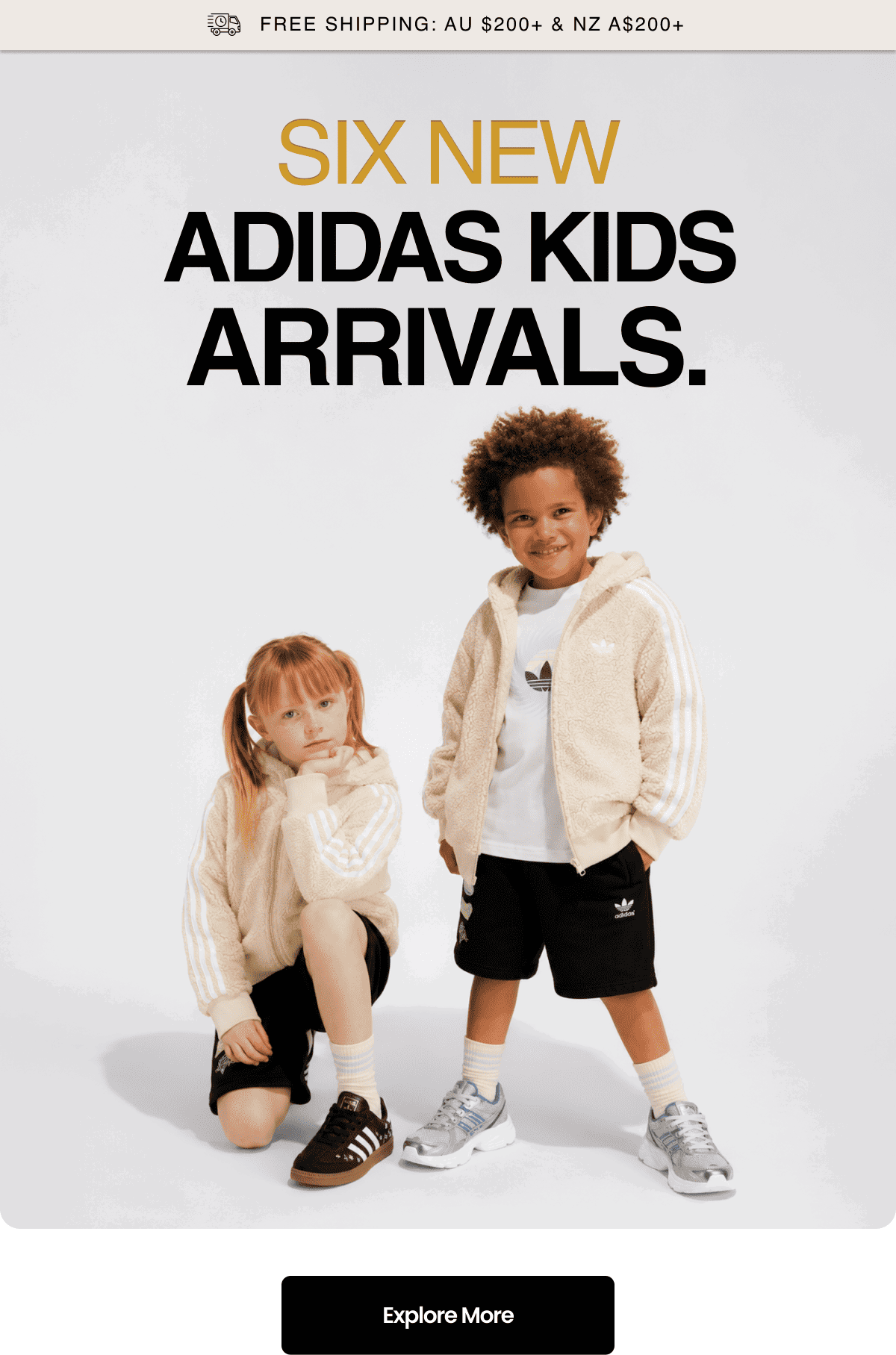 Six New Adidas Kids Arrivals