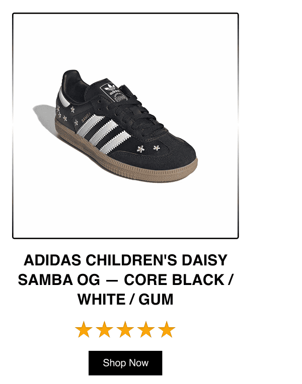 Adidas Childrens Daisy Samba Og - Core Black / White / Gum