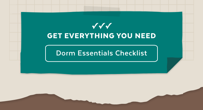 Dorm Essentials Checklist