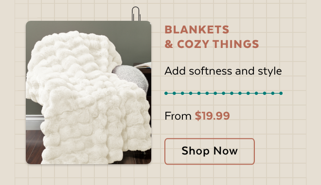 Shop Blankets & Cozy Things