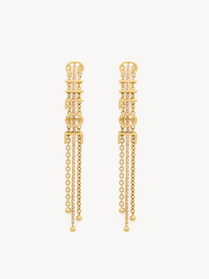 The Chloé Mini Belt dangling earrings