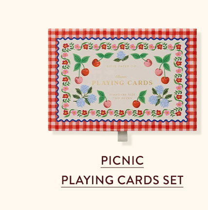 Picnic Playing Cards Set