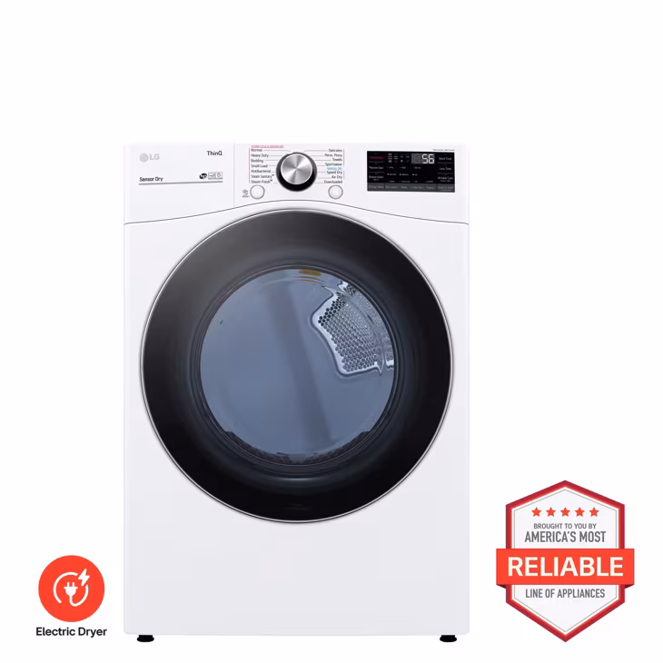 Image of LG Ultra Large Capacity Smart Wi-Fi Enabled Front Load Dryer