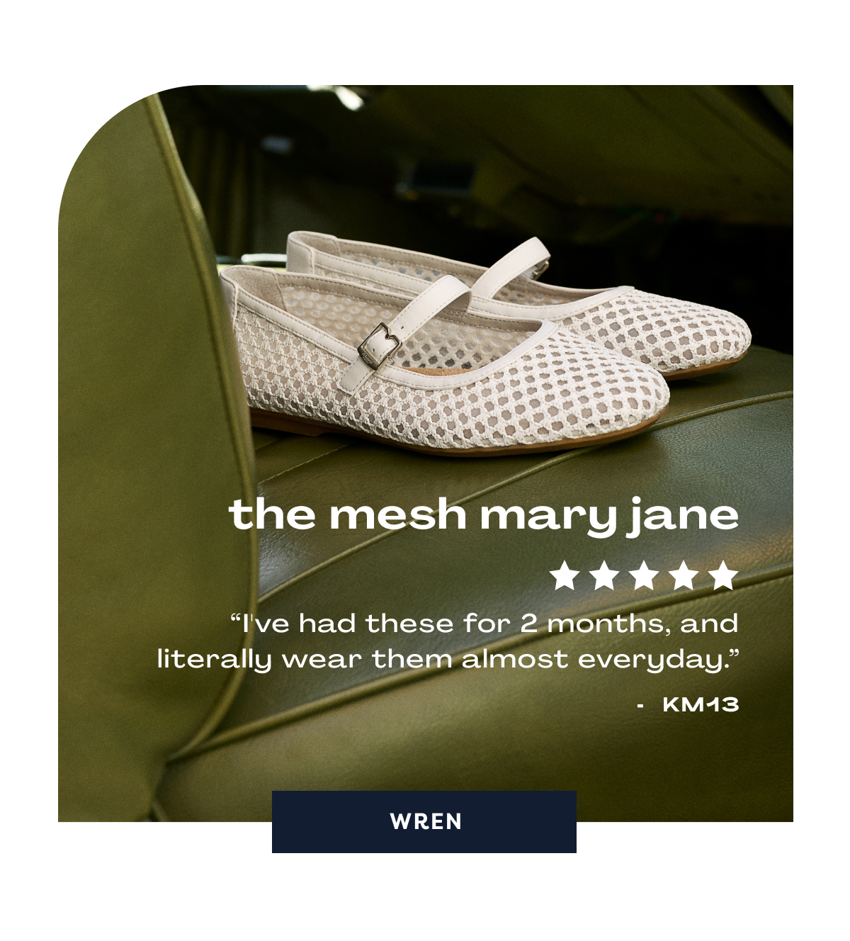 The Mesh Mary Jane “I've Had These For 2 Months, And Literally Wear Them Almost Everyday.” - Km13 | Wren