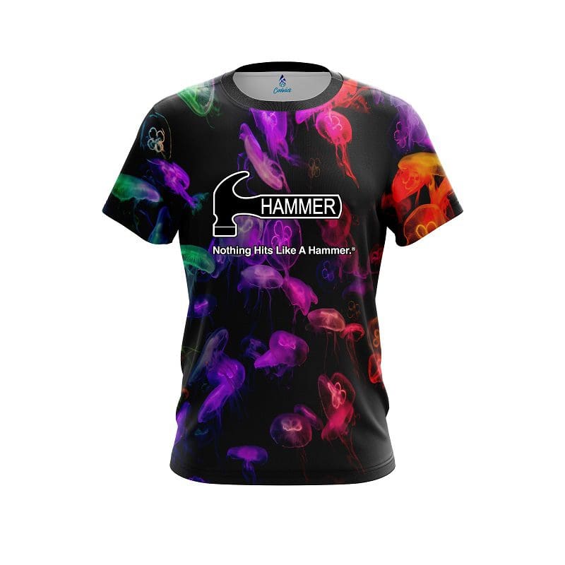 Image of Hammer Glowing Jellyfish CoolWick Bowling Jersey