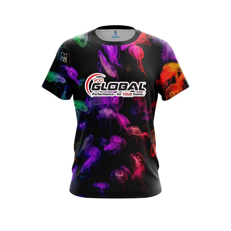 Image of 900 Global Glowing Jellyfish CoolWick Bowling Jersey