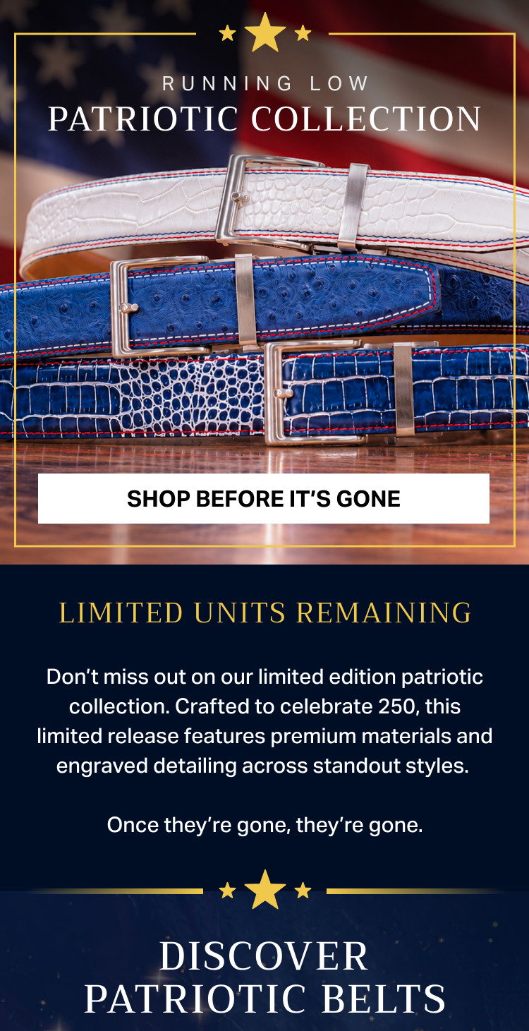 Shop Patriotic before it's gone
