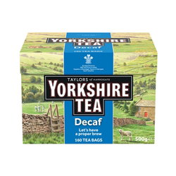 Yorkshire Tea Bags Decaff (Pack of 160) 1114 YT