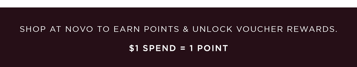 $1 Spend = 1 Point
