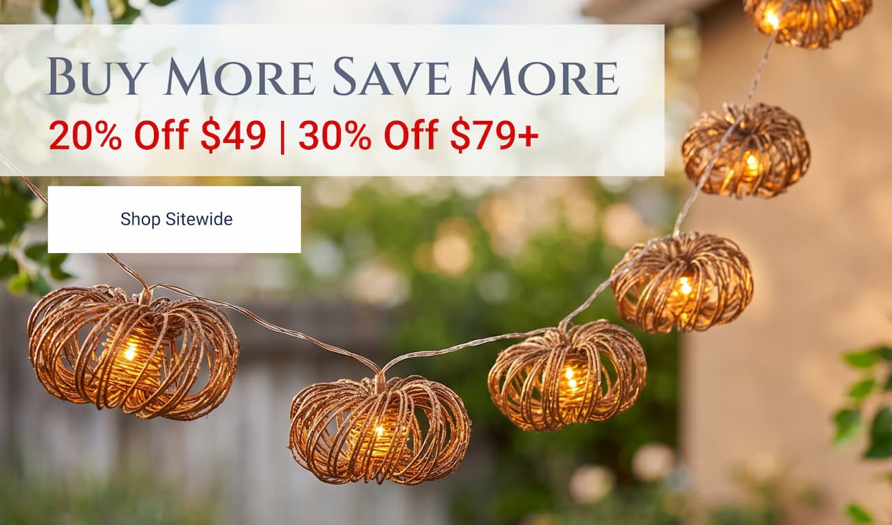 20% Off $49+, 30% Off $79+