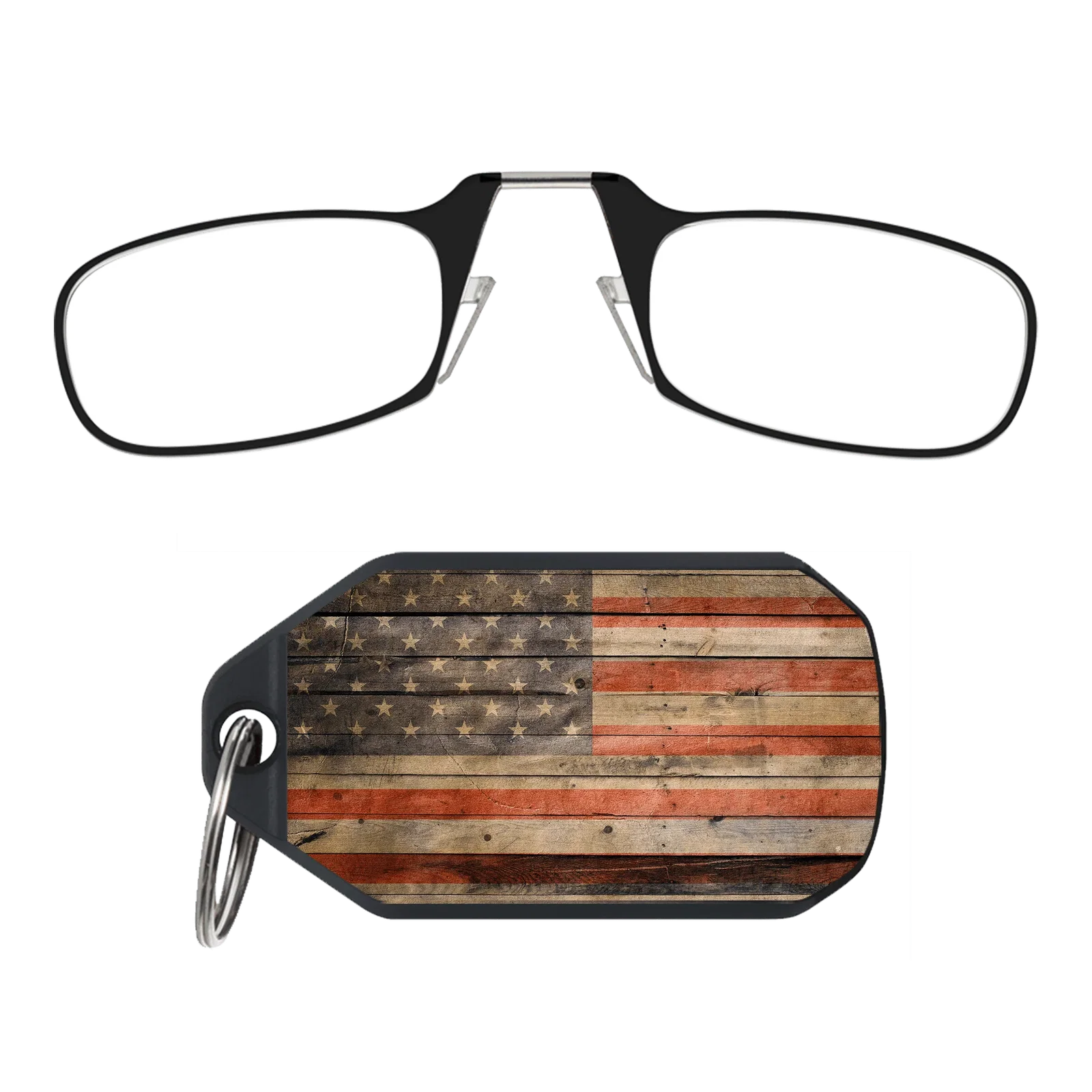 Image of Readers + Flag Keychain
