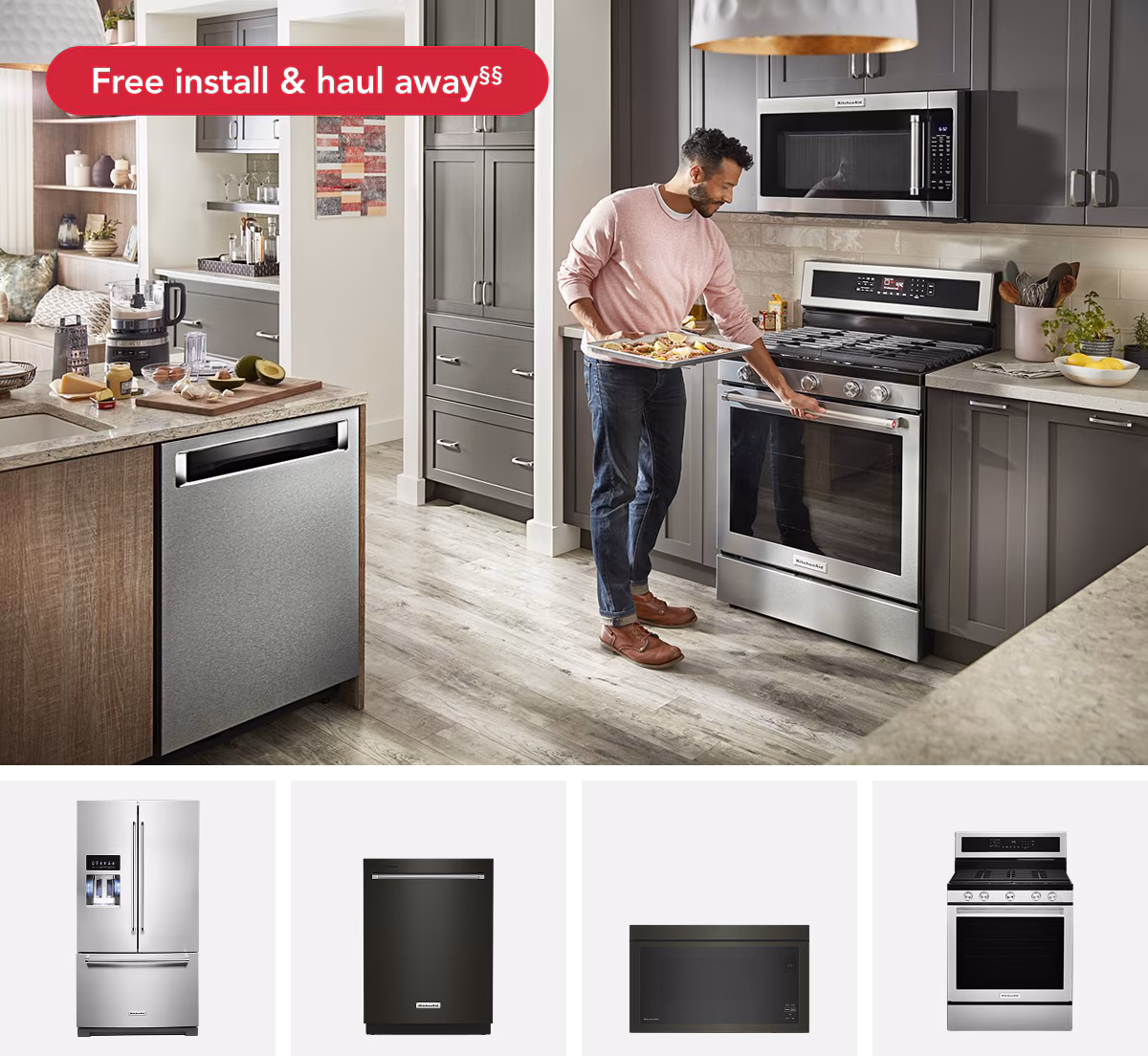 Free install & Haul Away§§