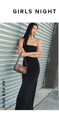 Black Strapless Maxi Dress